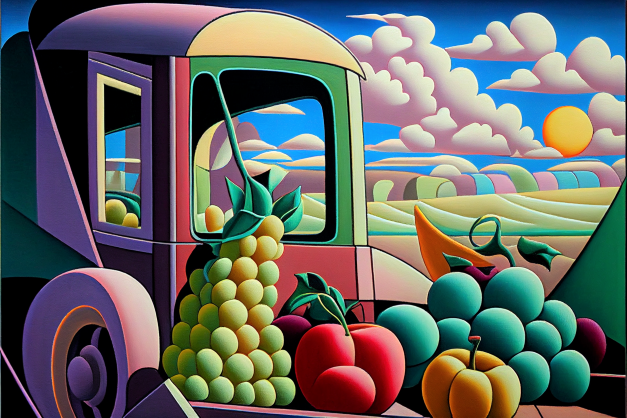 Image of a surrealistic poster