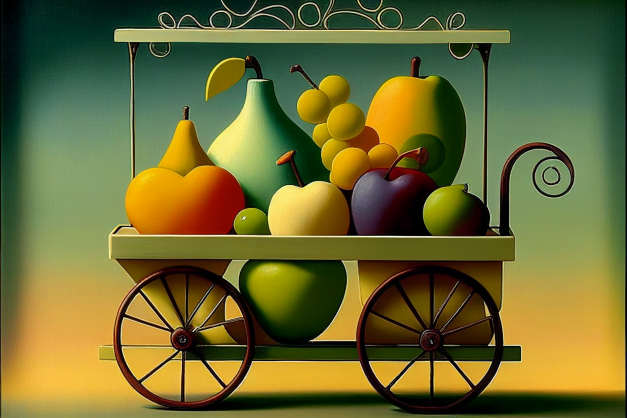 Surrealistisk kunstplakat