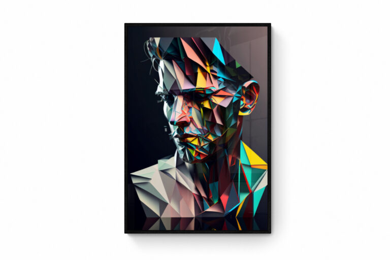 Kunstplakat med Hoie ramme